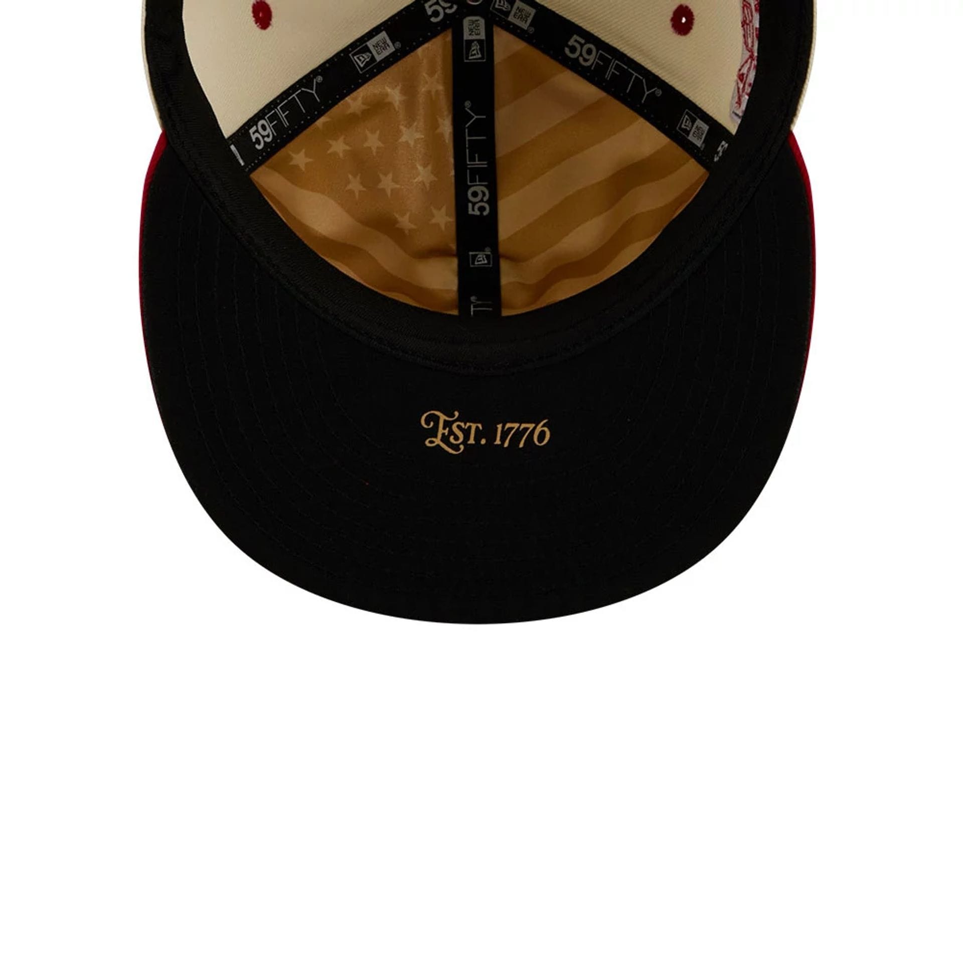 Pictured is this MLB 4th Of July 2026 Chicago White Sox 59FIFTY Fitted cap in red. 2