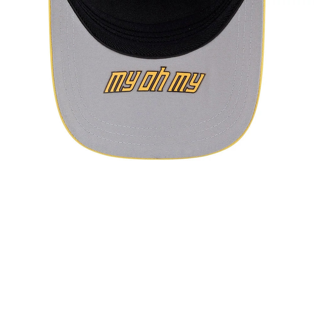 Pictured is this MLB City Connect Seattle Mariners 39THIRTY M-Crown A-Frame Stretch Fit cap in Black. 2
