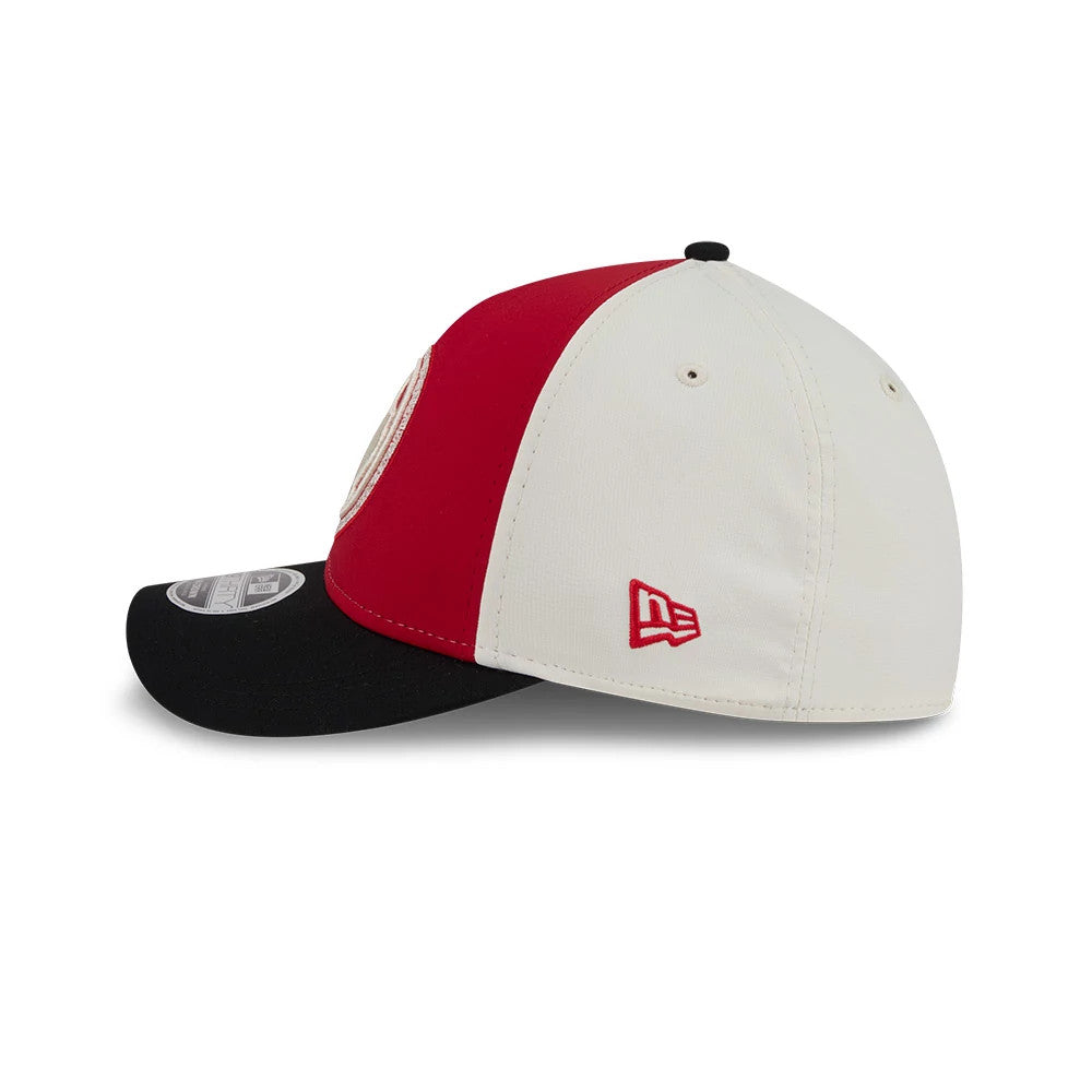 Pictured is this MLB City Connect Texas Rangers 39THIRTY M-Crown A-Frame Stretch Fit cap in red. 7