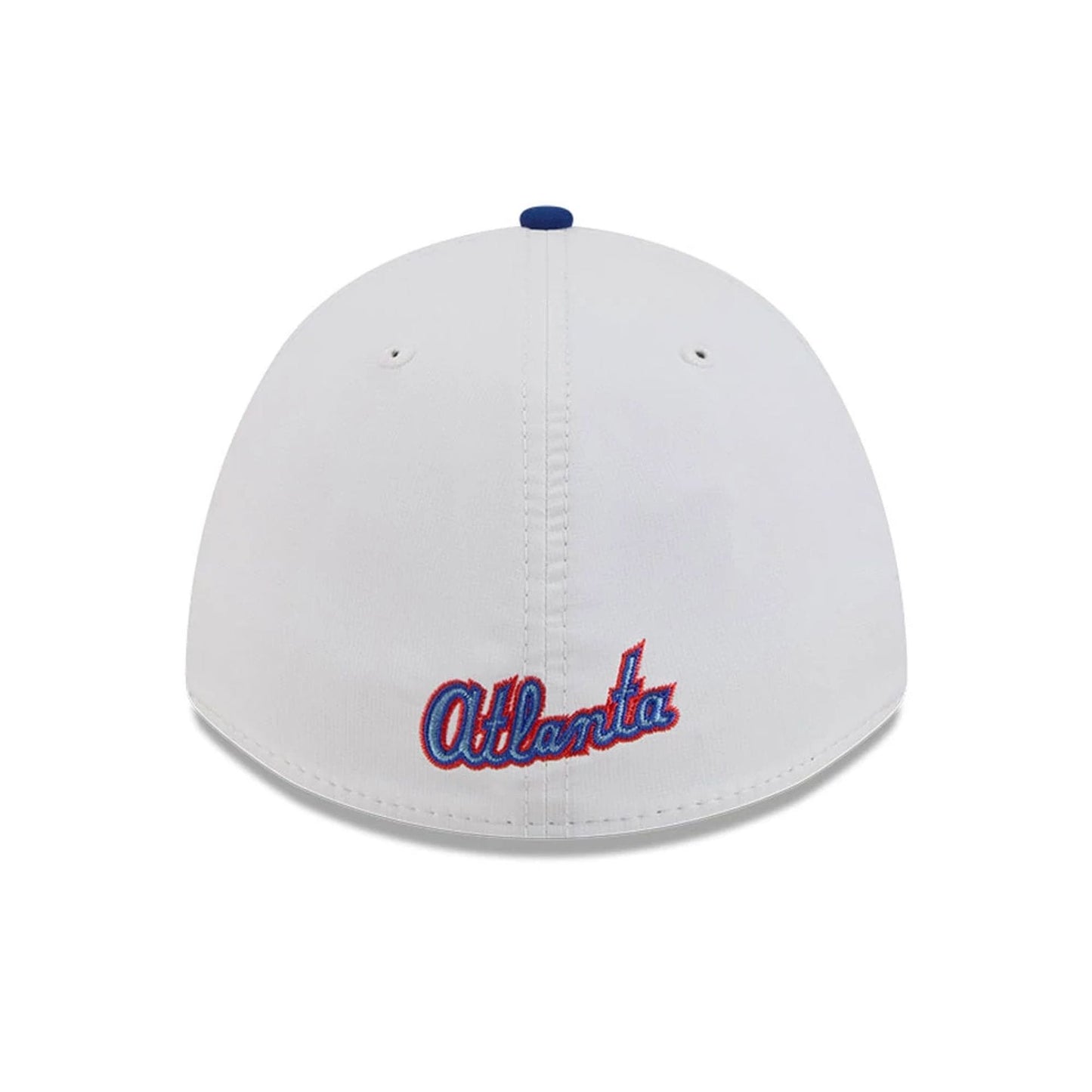 Pictured is this MLB City Connect Atlanta Braves 39THIRTY M-Crown A-Frame Stretch Fit cap in Blue. 7