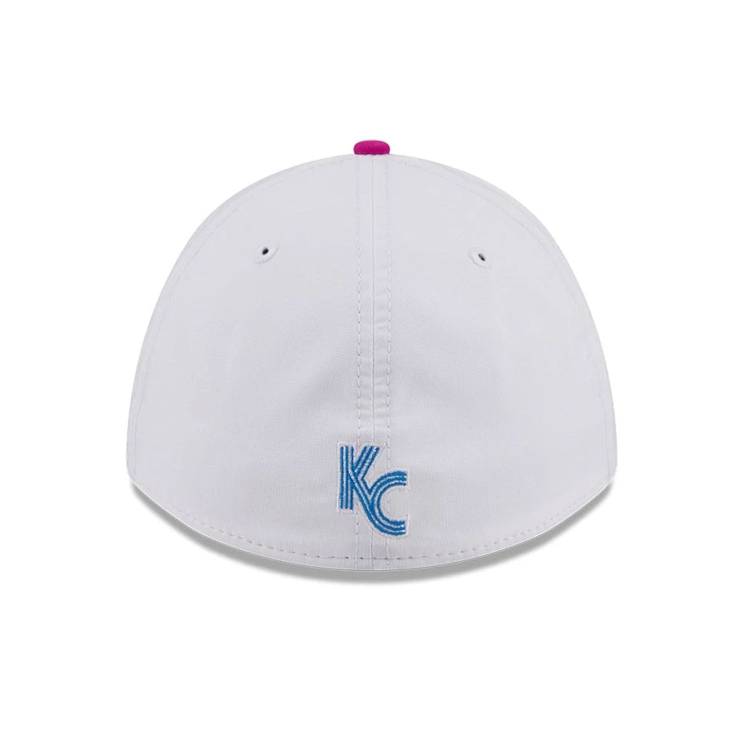 Pictured is this MLB City Connect Kansas City Royals 39THIRTY M-Crown A-Frame Stretch Fit cap in Blue. 7