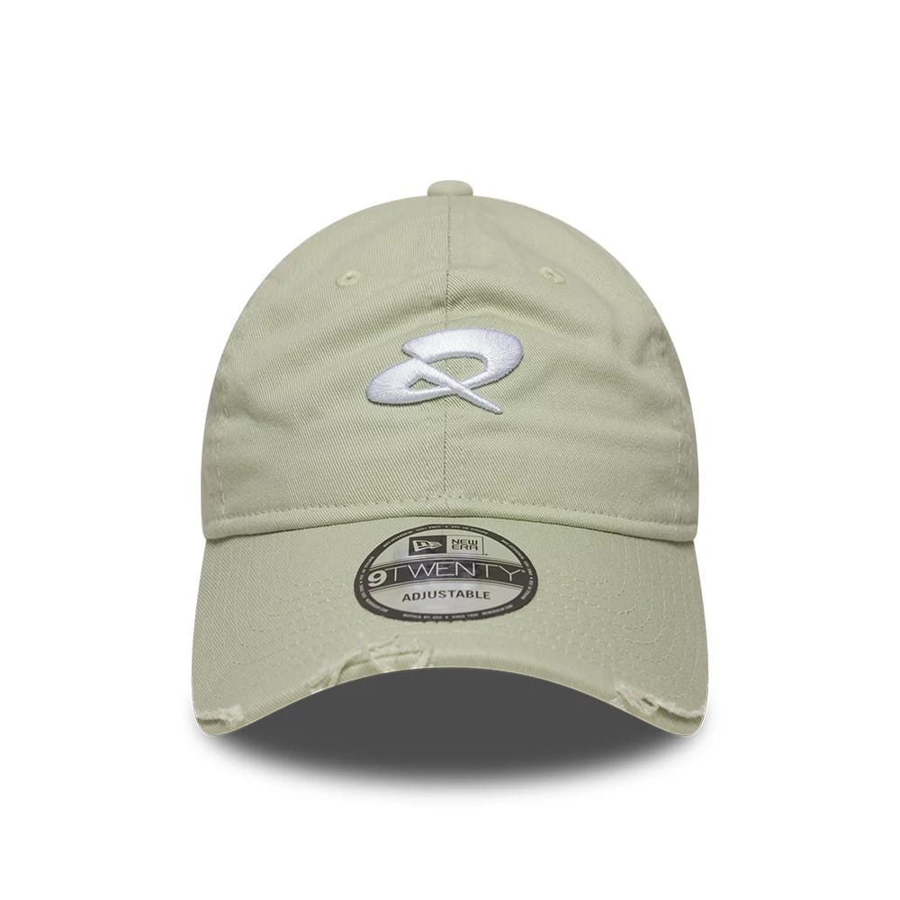 Pictured is this Quadrant X New Era Distressed 9TWENTY cap in pastel green. 2
