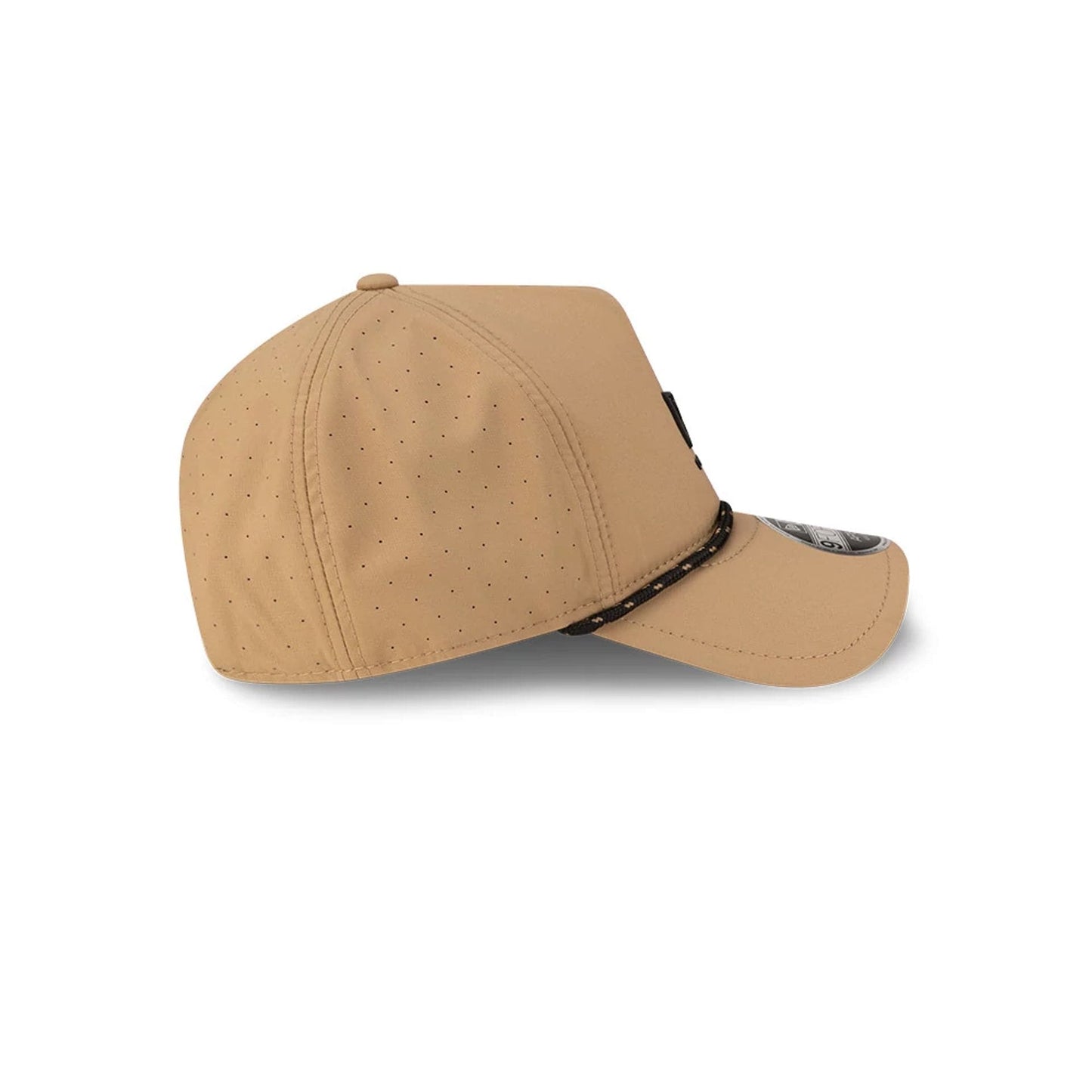 Pictured is this New Era 9FORTY Apex cap in beige. 7