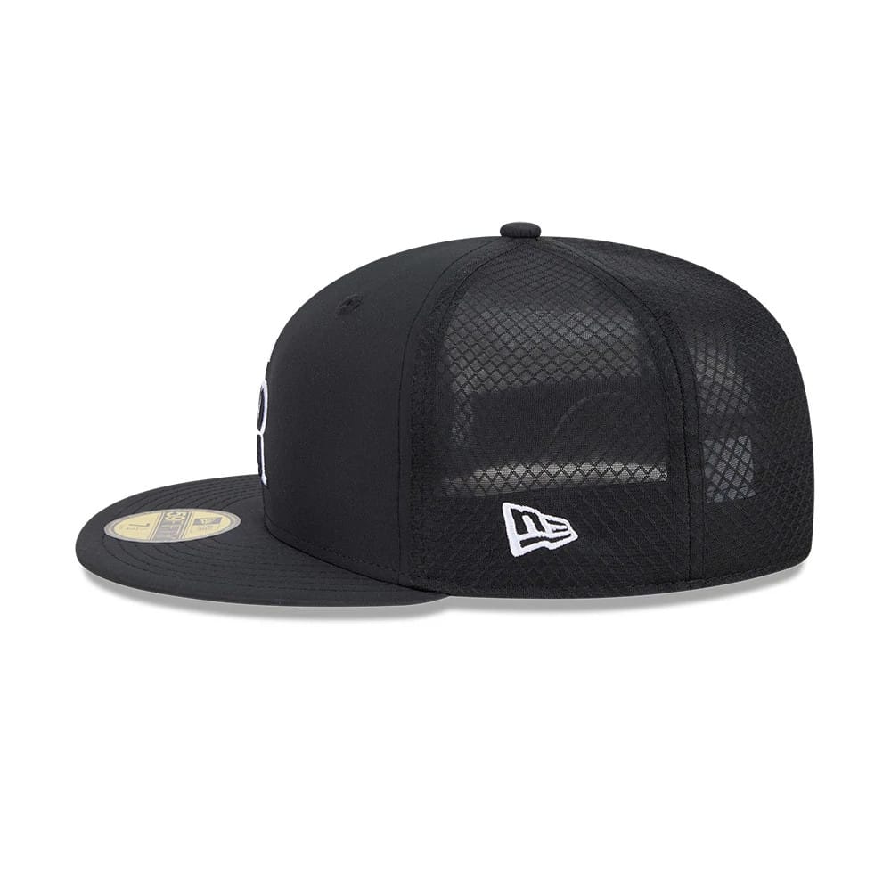 Pictured is this MLB Batting Practice 2026 Colorado Rockies 59FIFTY Fitted cap in black. 5