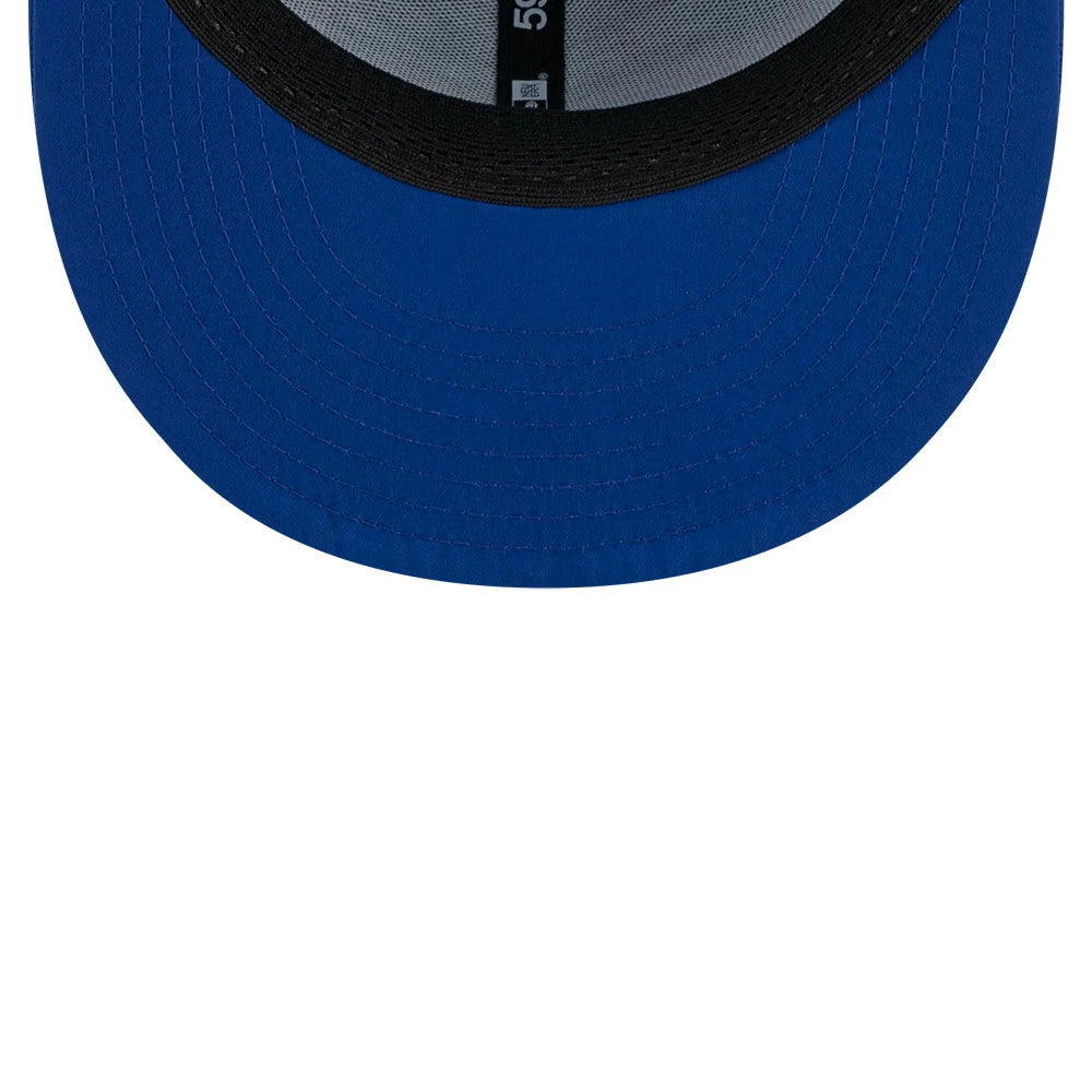 Pictured is this MLB Batting Practice 2026 New York Mets 59FIFTY Fitted cap in blue. 7