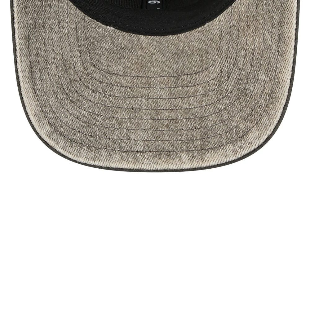 Pictured is this NFL Washed Denim New York Jets 9SEVENTY Stretch Snap cap in dark grey. 7
