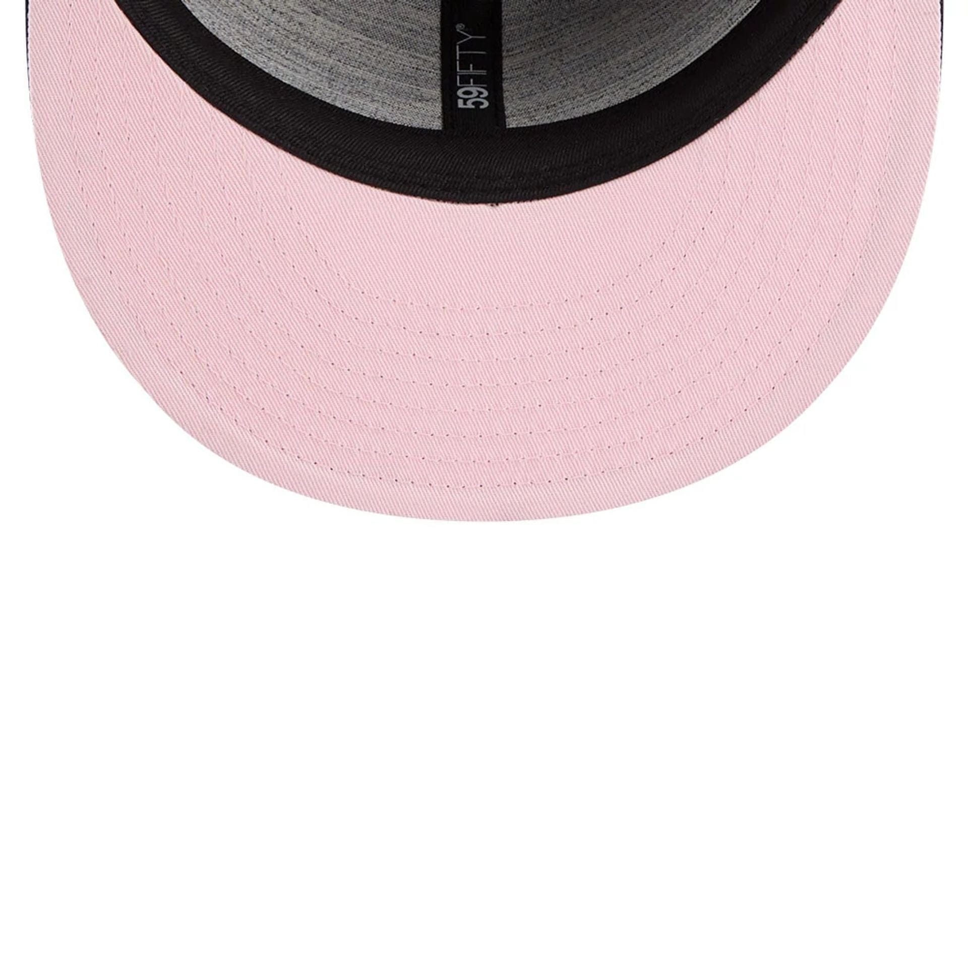 Pictured is this WBC Classical Script Netherlands Retro Crown 59FIFTY Fitted cap in Navy. 2