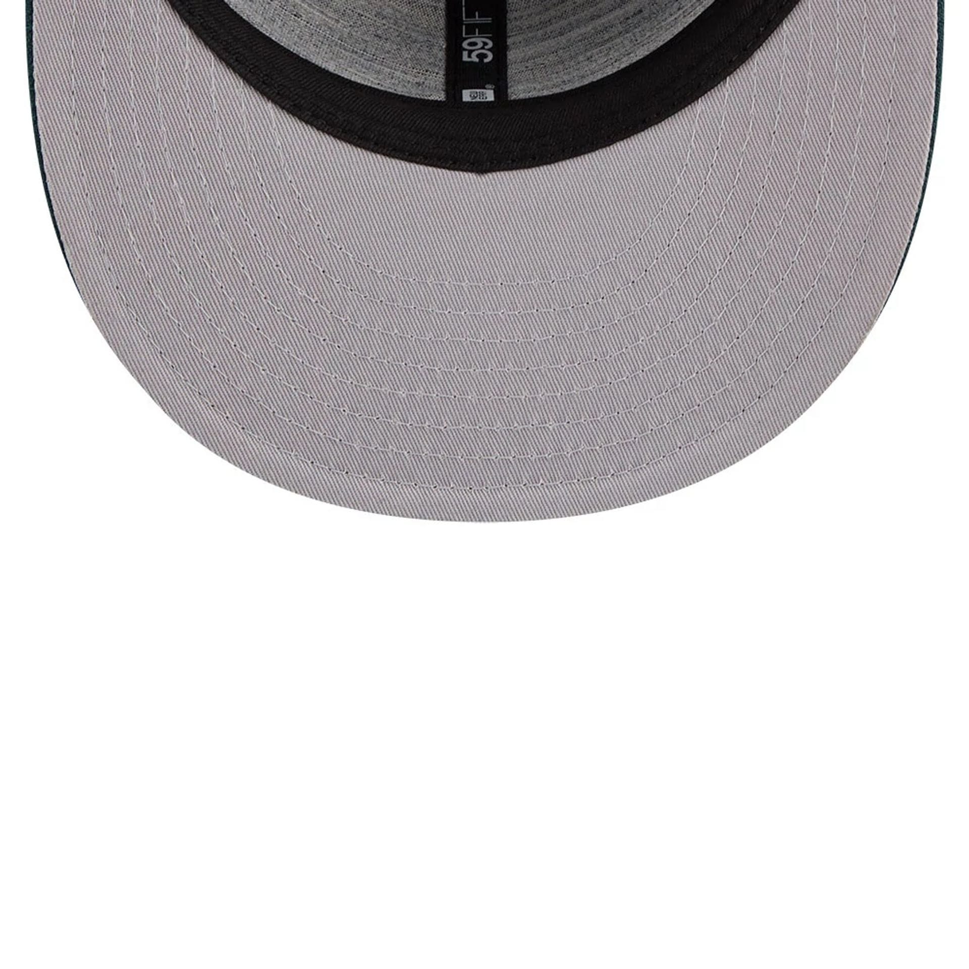 Pictured is this WBC Classical Script Australia Retro Crown 59FIFTY Fitted cap in dark green. 2