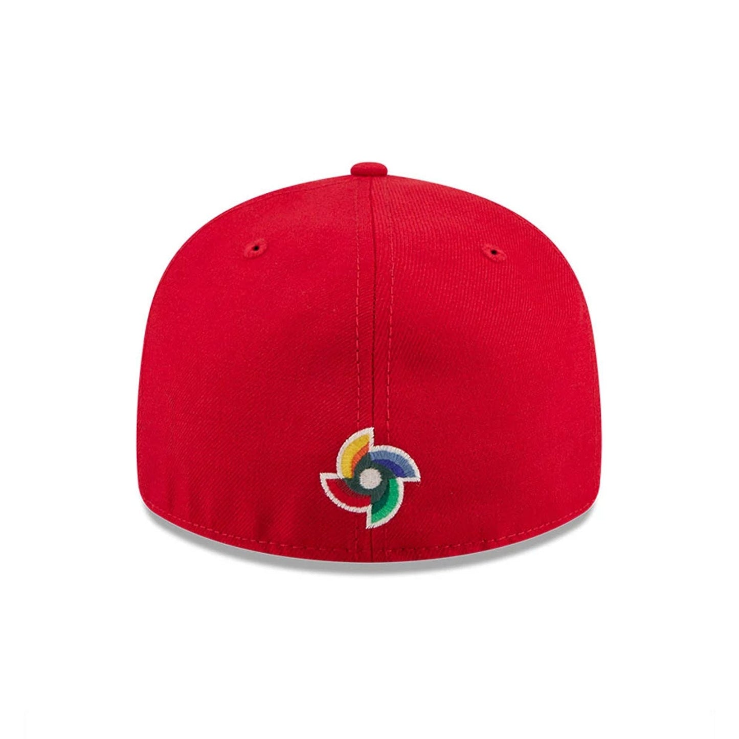 Pictured is this WBC Classical Script Taipei Retro Crown 59FIFTY Fitted cap in red. 7