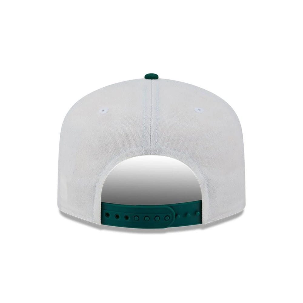 Pictured is this NFL Duck Cloth New York Jets 19TWENTY cap in cream. 7