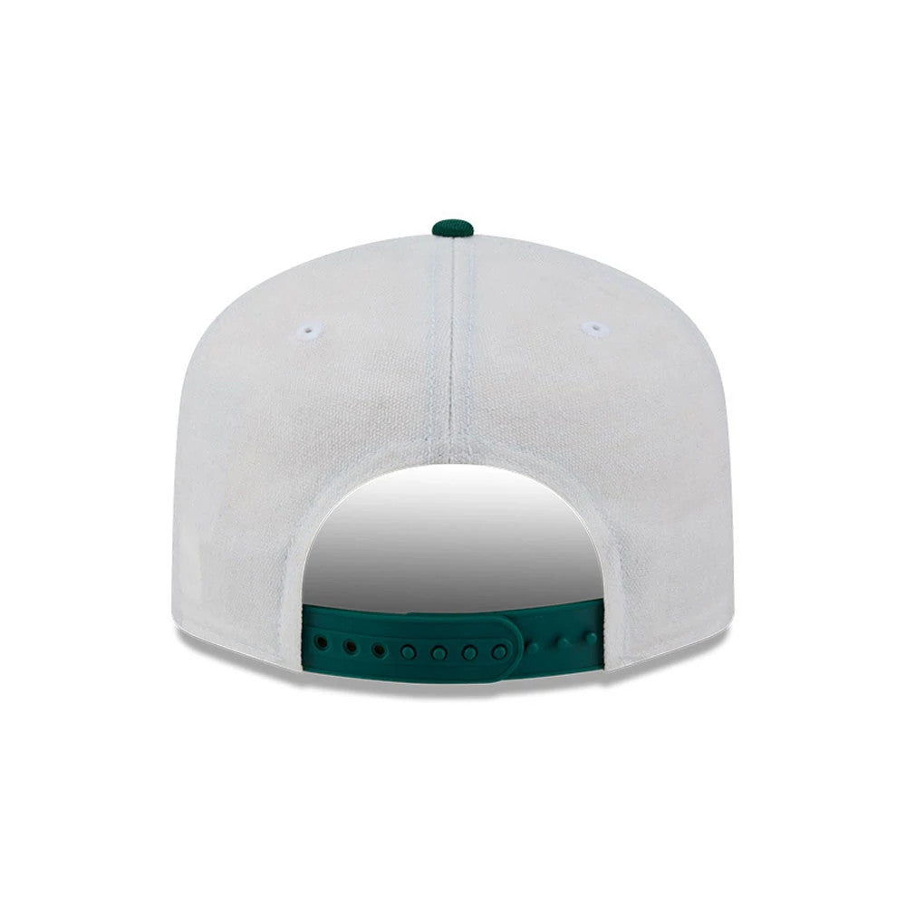 Pictured is this NFL Duck Cloth New York Jets 19TWENTY cap in cream. 7