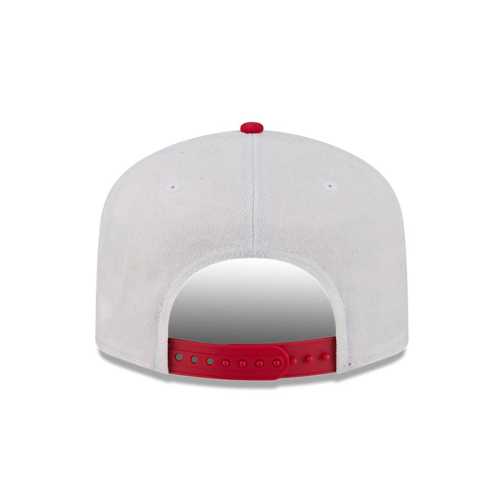 Pictured is this NFL Duck Cloth Kansas City Chiefs 19TWENTY cap in cream. 7