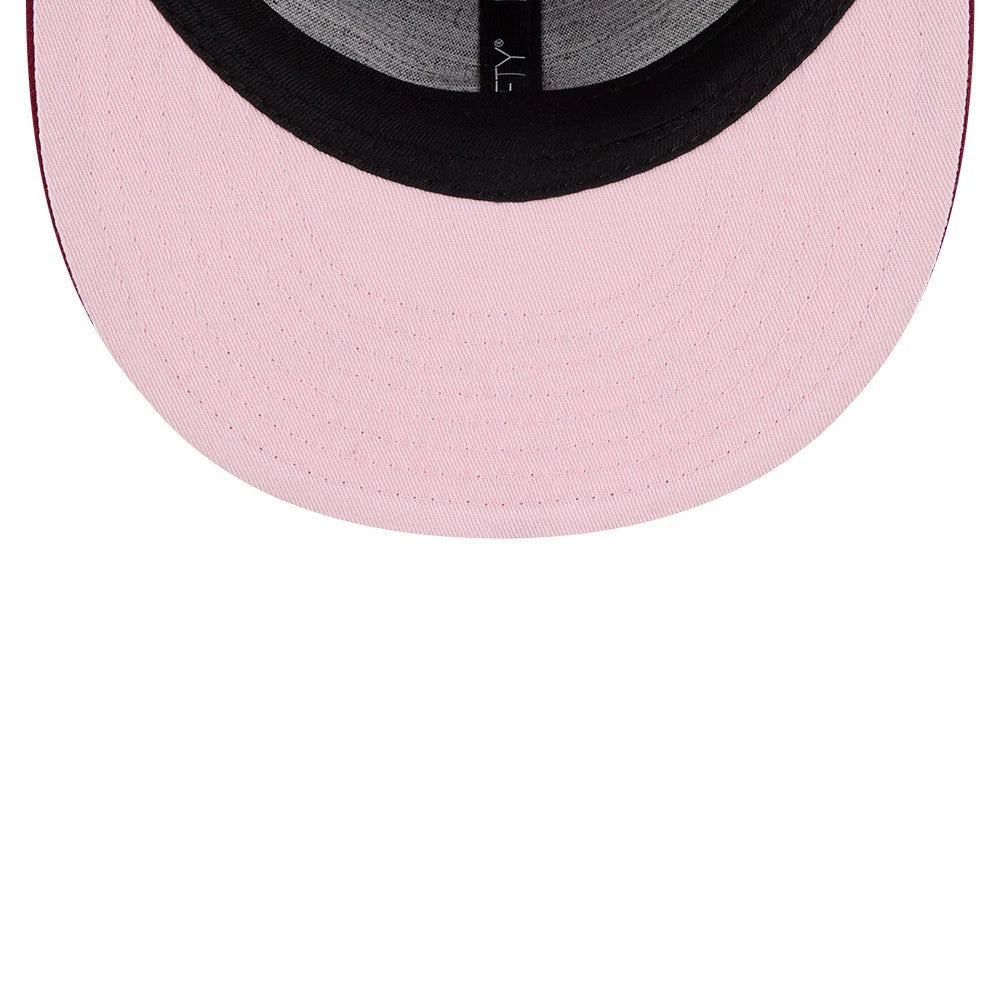 Pictured is this WBC Classical Script USA Retro Crown 59FIFTY Fitted cap in Dark Red. 2