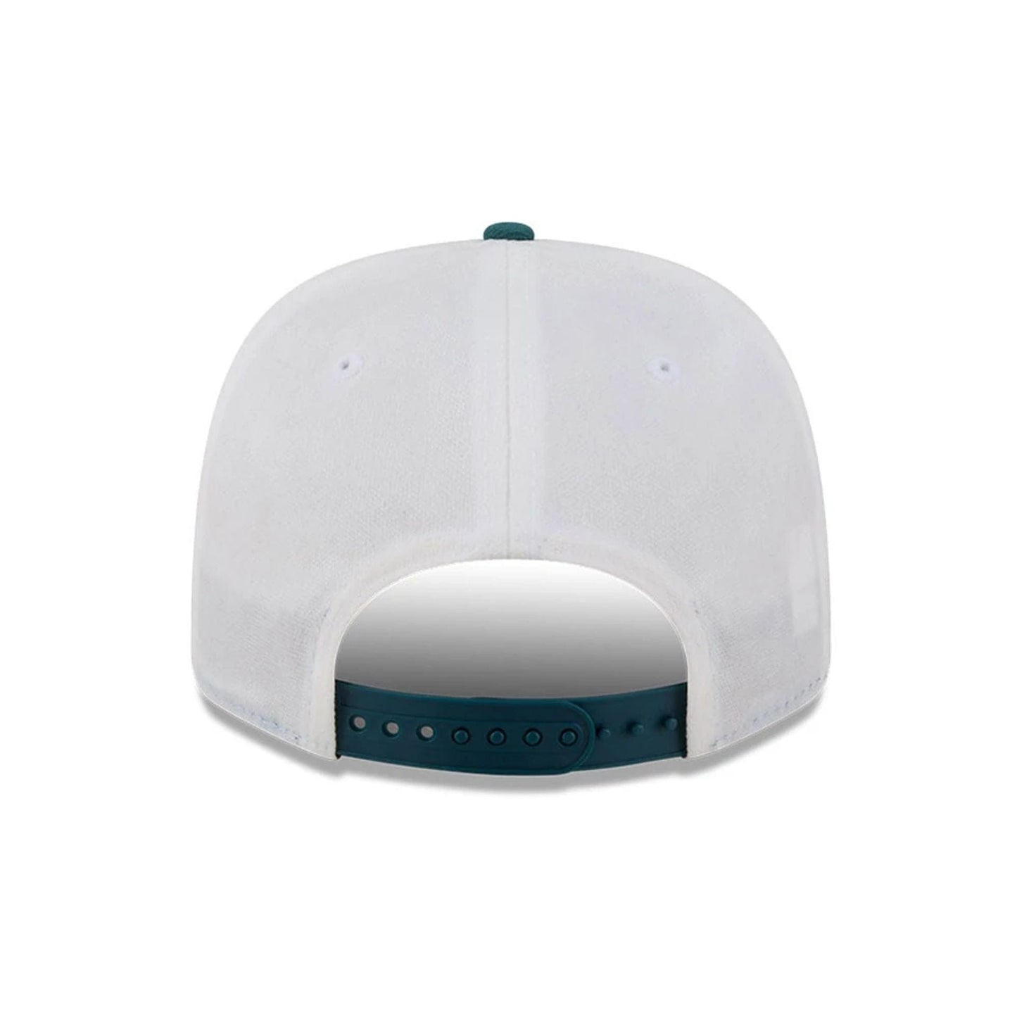 Pictured is this NFL Duck Cloth Philadelphia Eagles 9SEVENTY Stretch Snap cap in white. 6