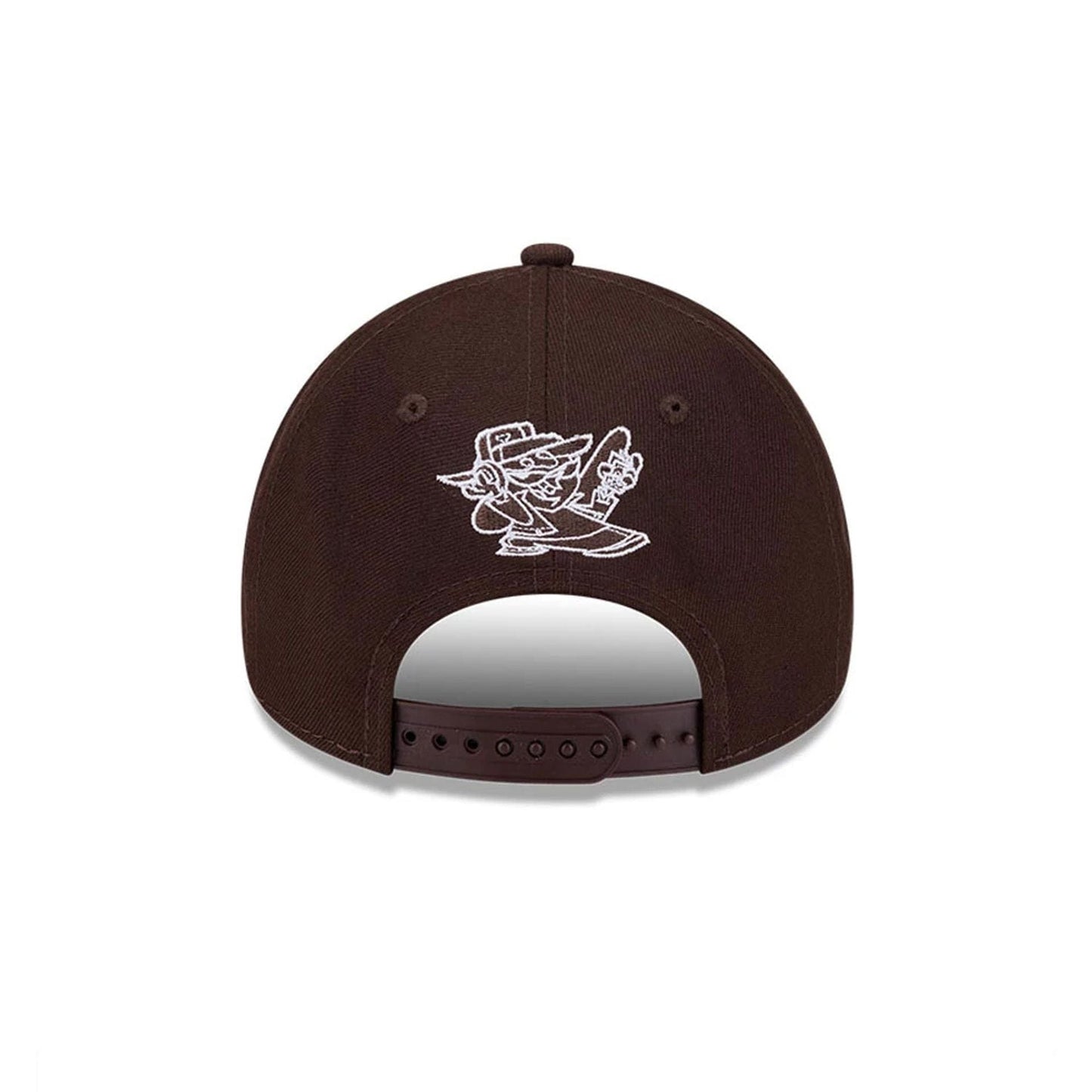 Pictured is this Dexter's Laboratory 9FORTY A-Frame cap in dark brown. 7