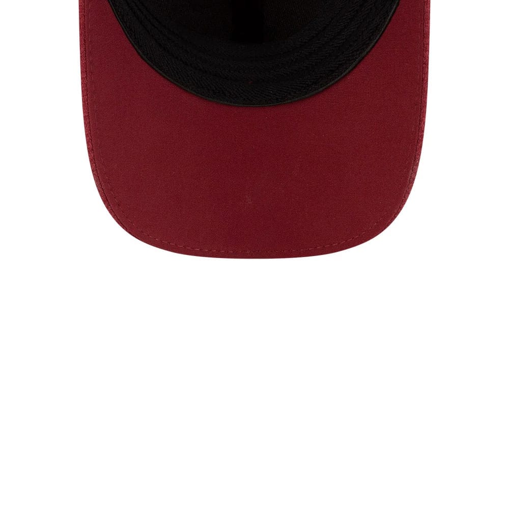 Pictured is this New Era 39THIRTY Infinity Stretch Fit cap in dark red. 7