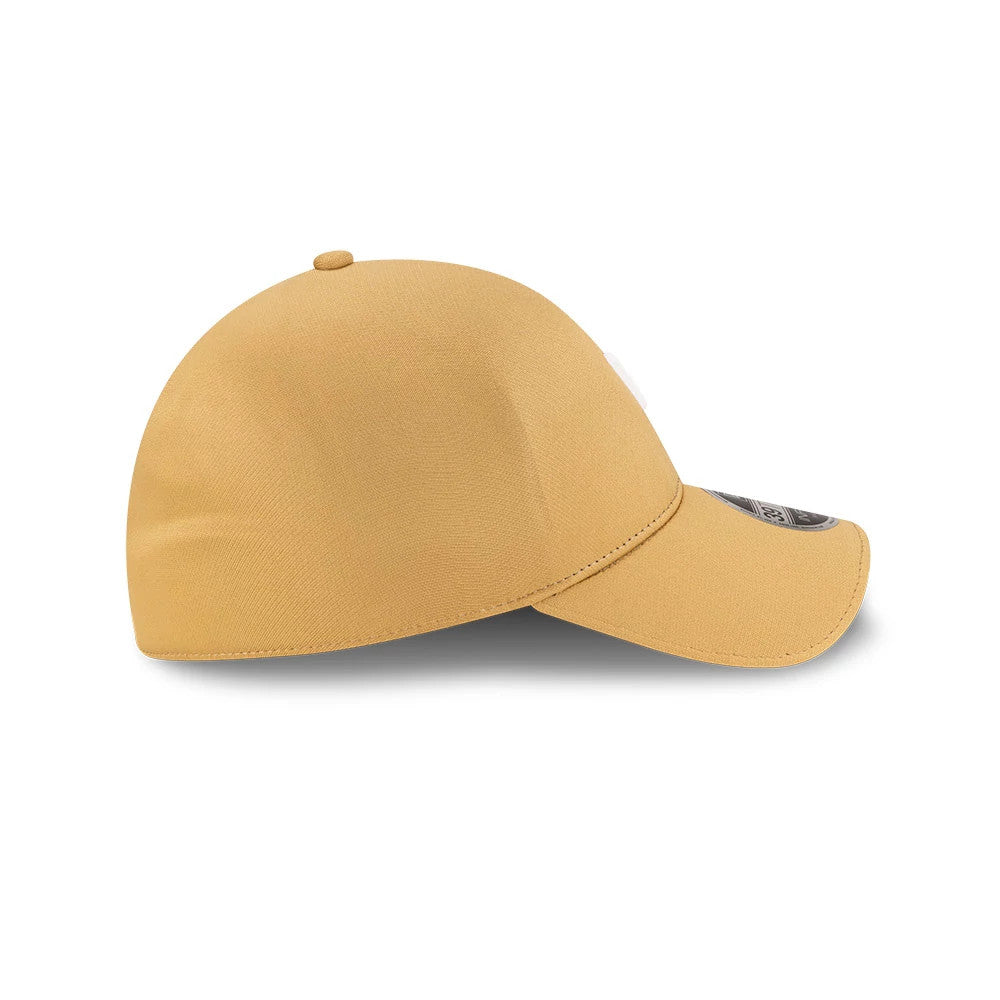Pictured is this New Era 39THIRTY Infinity Stretch Fit cap in beige. 7