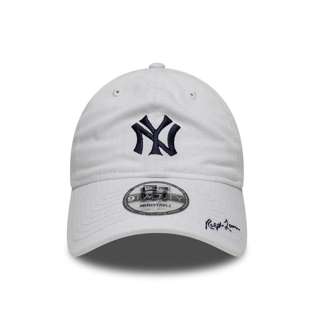 Pictured is this Ralph Lauren X MLB New York Yankees 9TWENTY cap in white. 3