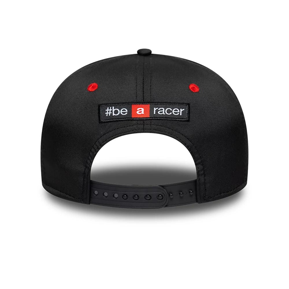 Pictured is this Aprilia Replica Jorge Martin 9SEVENTY Stretch Snap cap in white. 4