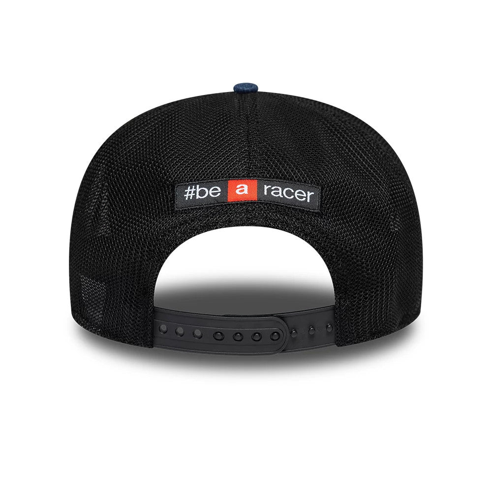 Pictured is this Aprilia Replica Austin Race Special 9SEVENTY Stretch Snap cap in blue. 5