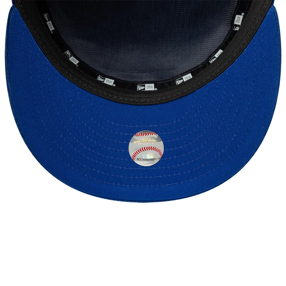 Pictured is this MLB Cord New York Mets Pillbox Adjustable cap in blue. 7