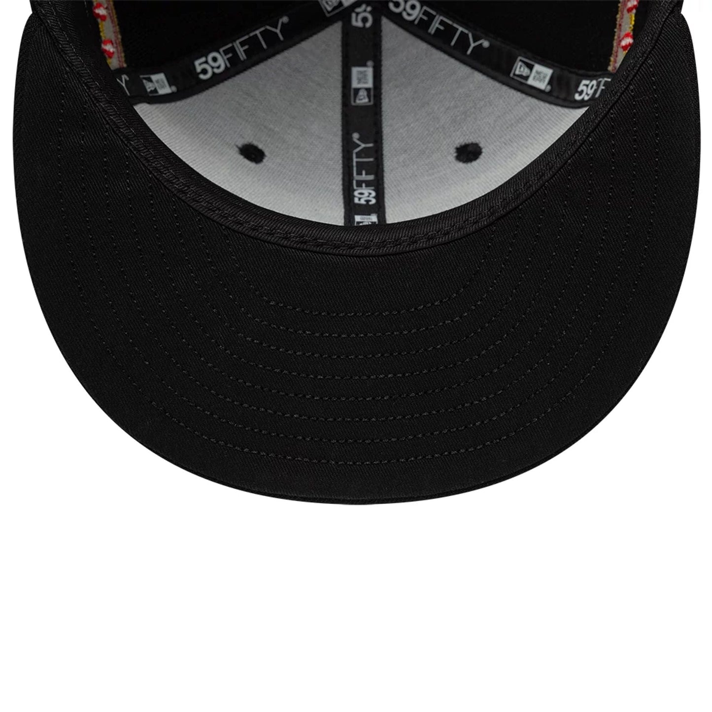 Pictured is this New Era Carousel 59FIFTY Fitted cap in black. 7