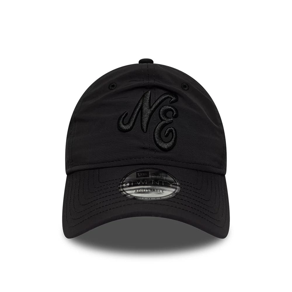 Pictured is this New Era Recycled 9TWENTY cap in Black On Black. 2