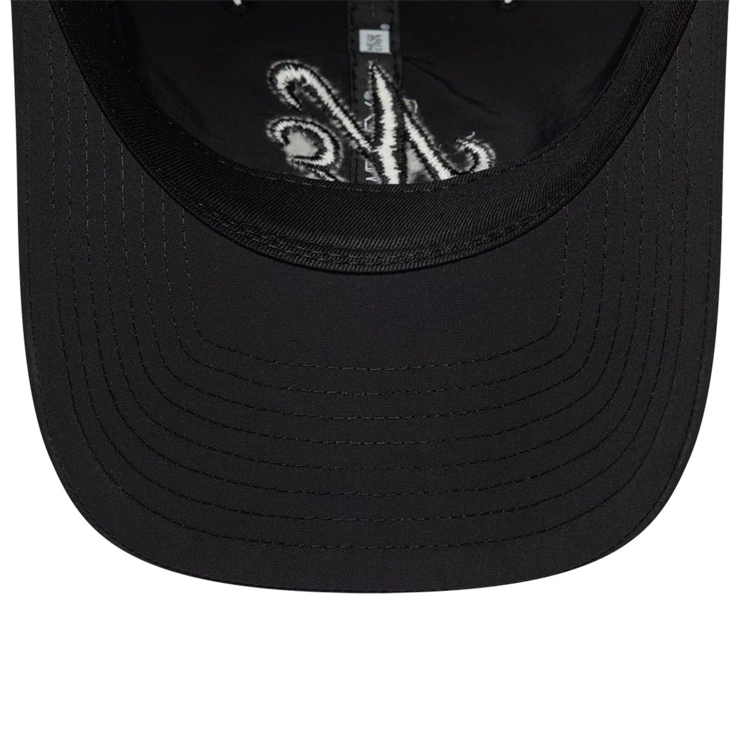 Pictured is this New Era Recycled 9TWENTY cap in Black On Black. 7