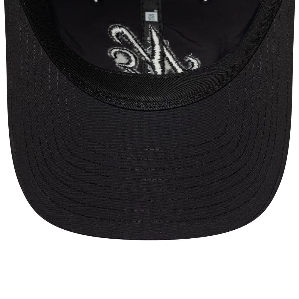 Pictured is this New Era Recycled 9TWENTY cap in Black On Black. 7
