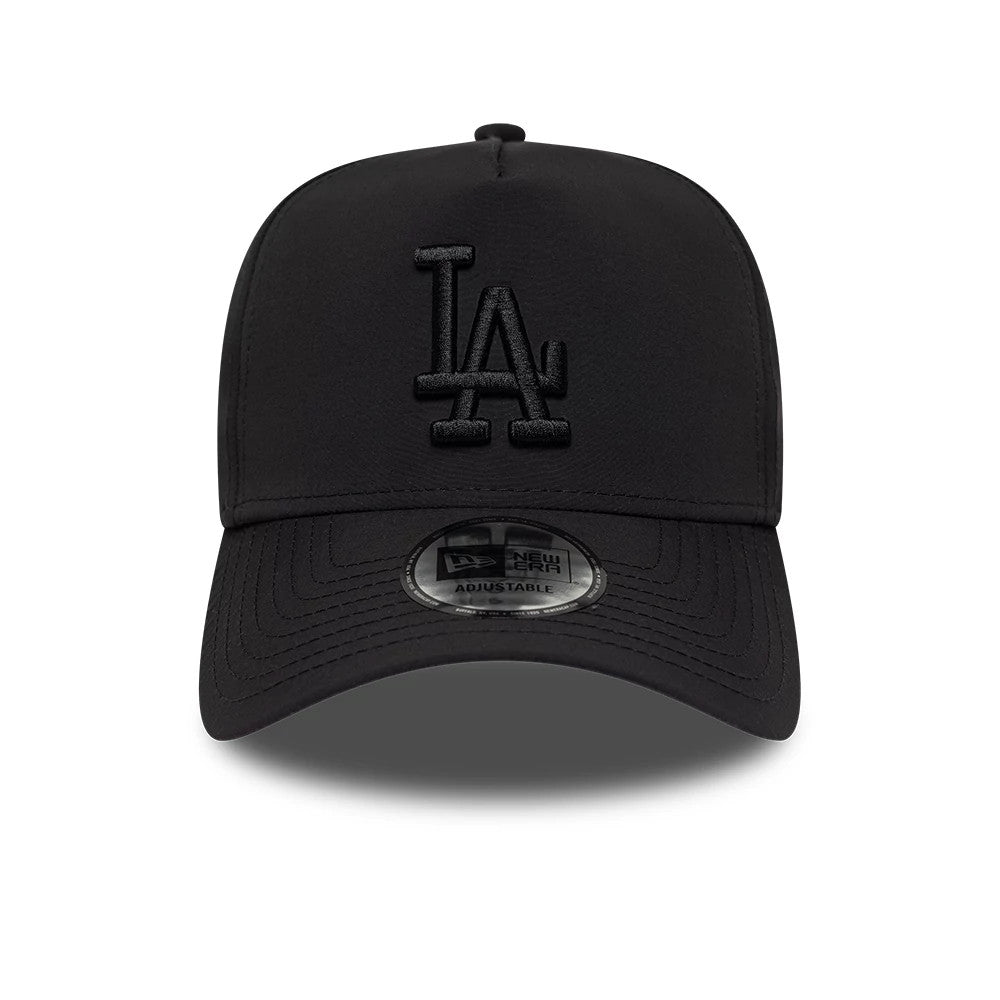 Pictured is this MLB Recycled LA Dodgers 9FORTY E-Frame cap in Black On Black. 2