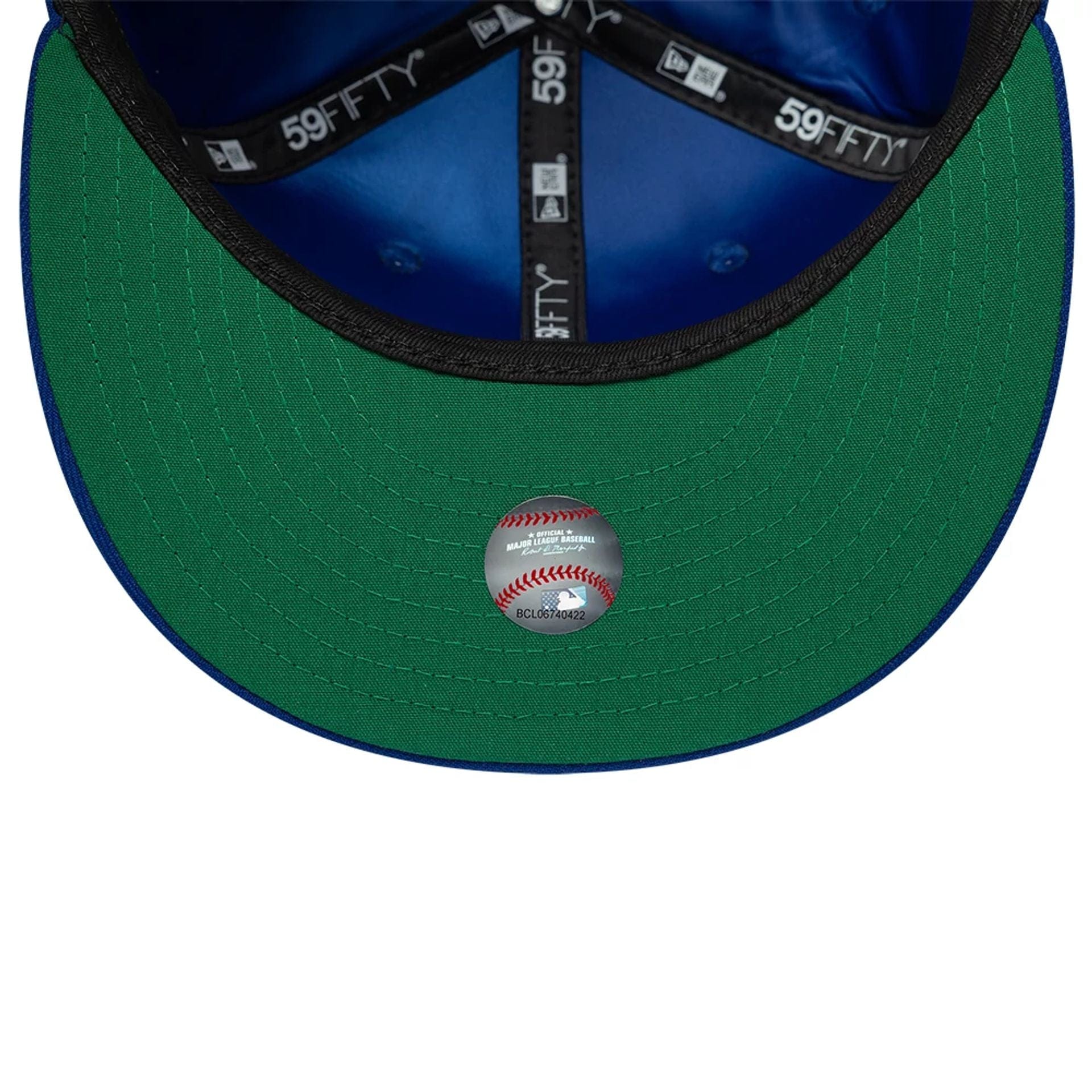 Pictured is this MLB Sidepatch New York Mets 59FIFTY Fitted cap in blue. 2