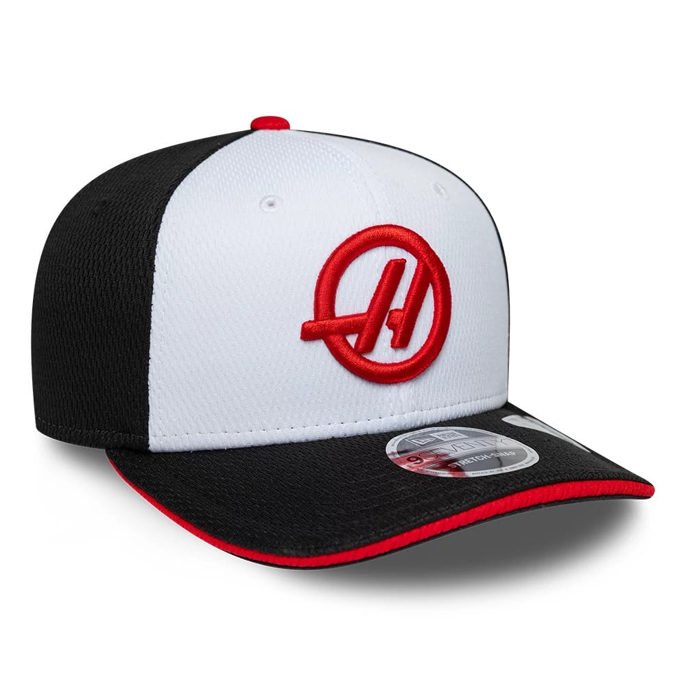 Pictured is this Team TGR Haas F1 9SEVENTY Stretch Snap cap in black. 3