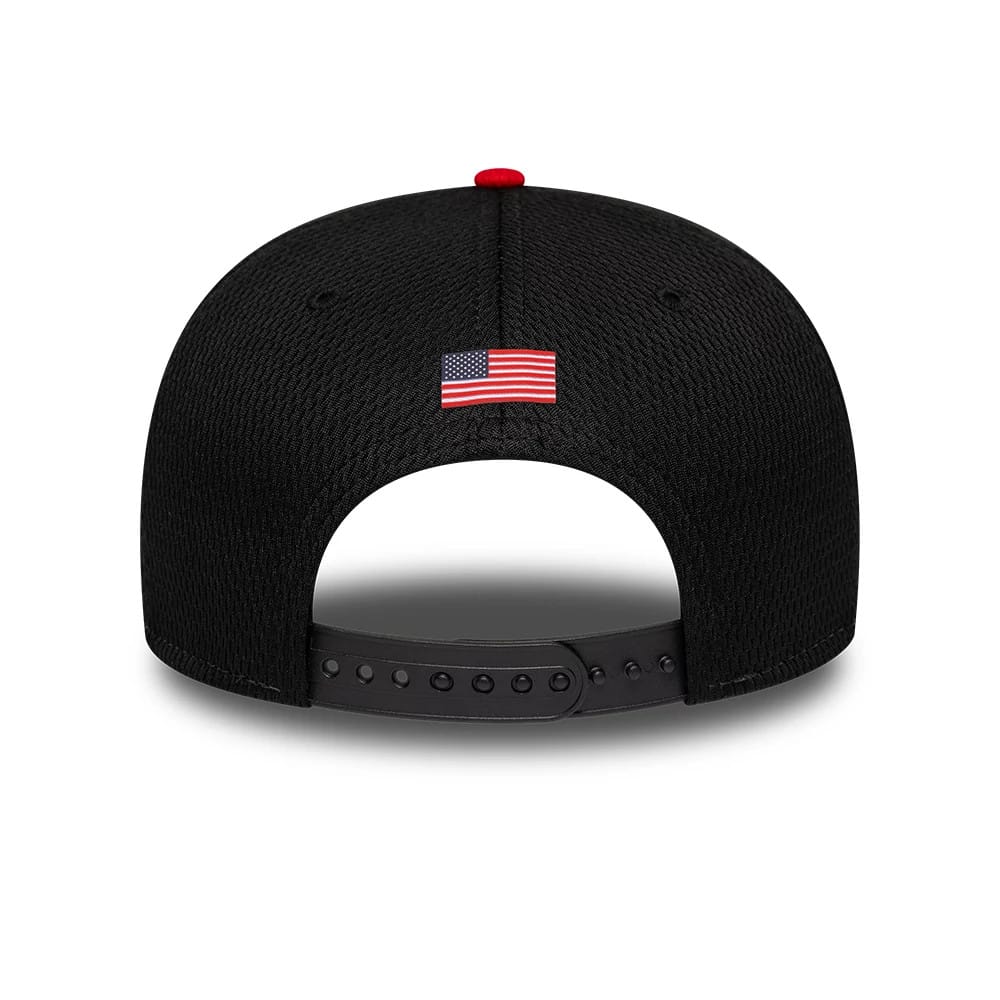 Pictured is this Team TGR Haas F1 9SEVENTY Stretch Snap cap in black. 4