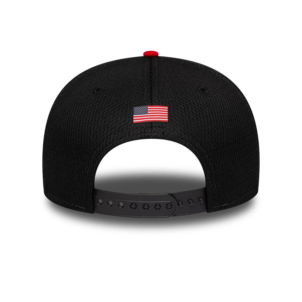 Pictured is this Team TGR Haas F1 9SEVENTY Stretch Snap cap in black. 4