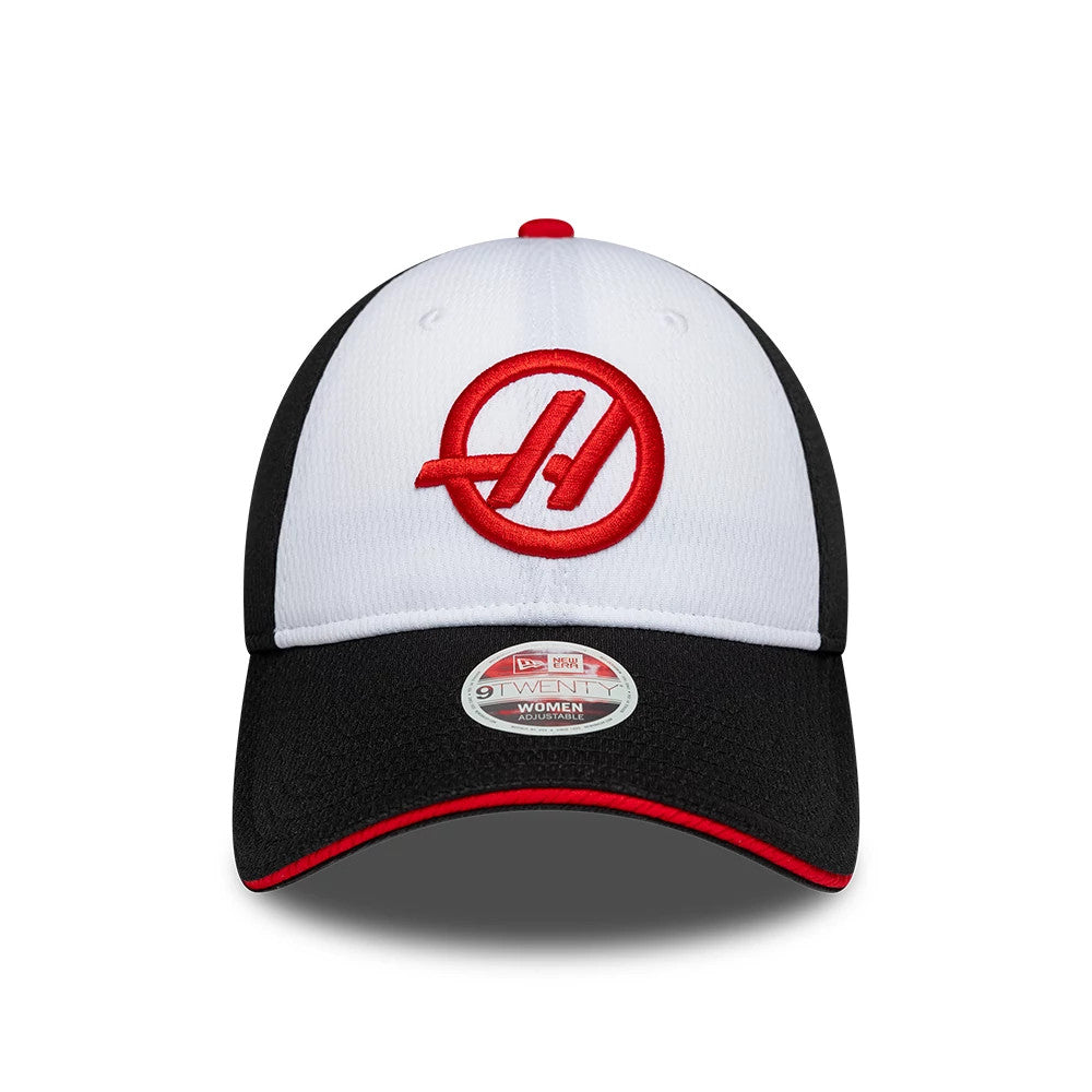 Pictured is this Womens TGR Haas F1 Open Back cap in black. 3