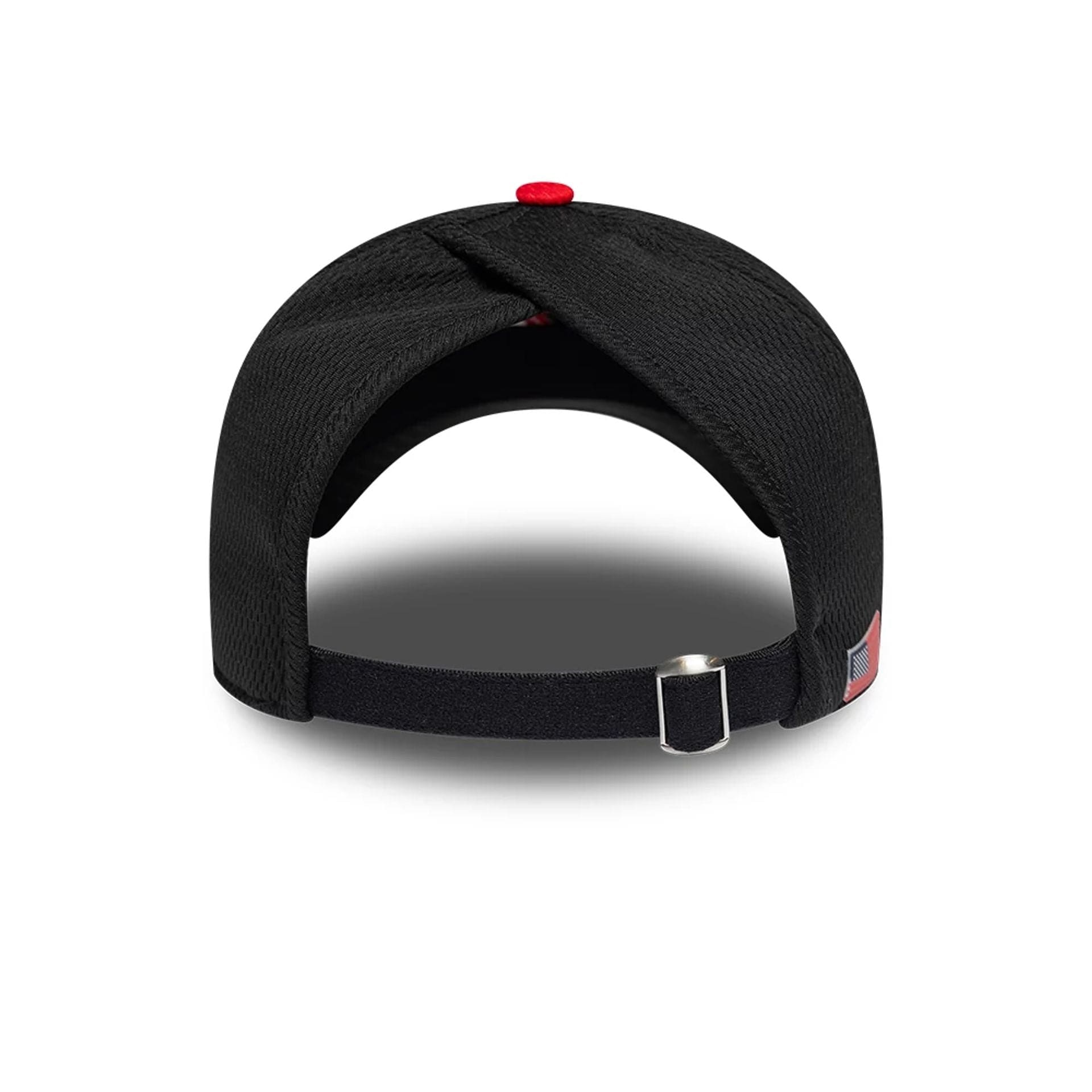 Pictured is this Womens TGR Haas F1 Open Back cap in black. 2