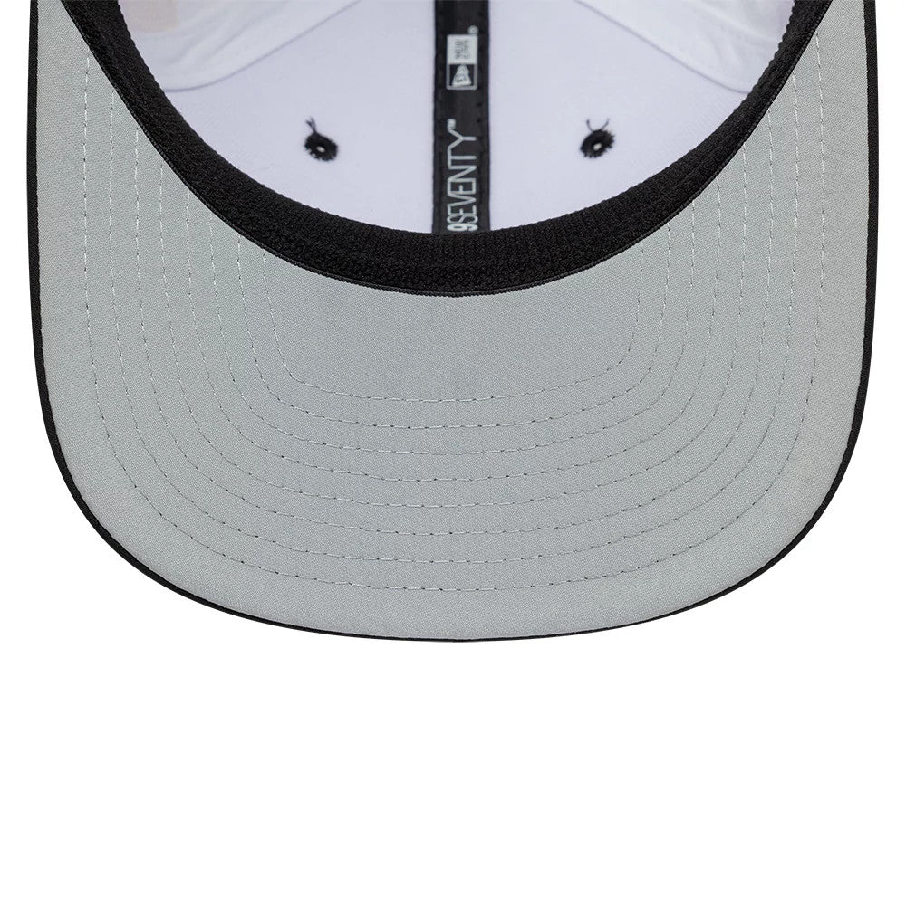 Pictured is this Miami Race Special TGR Haas F1 9SEVENTY Stretch Snap cap in white. 2