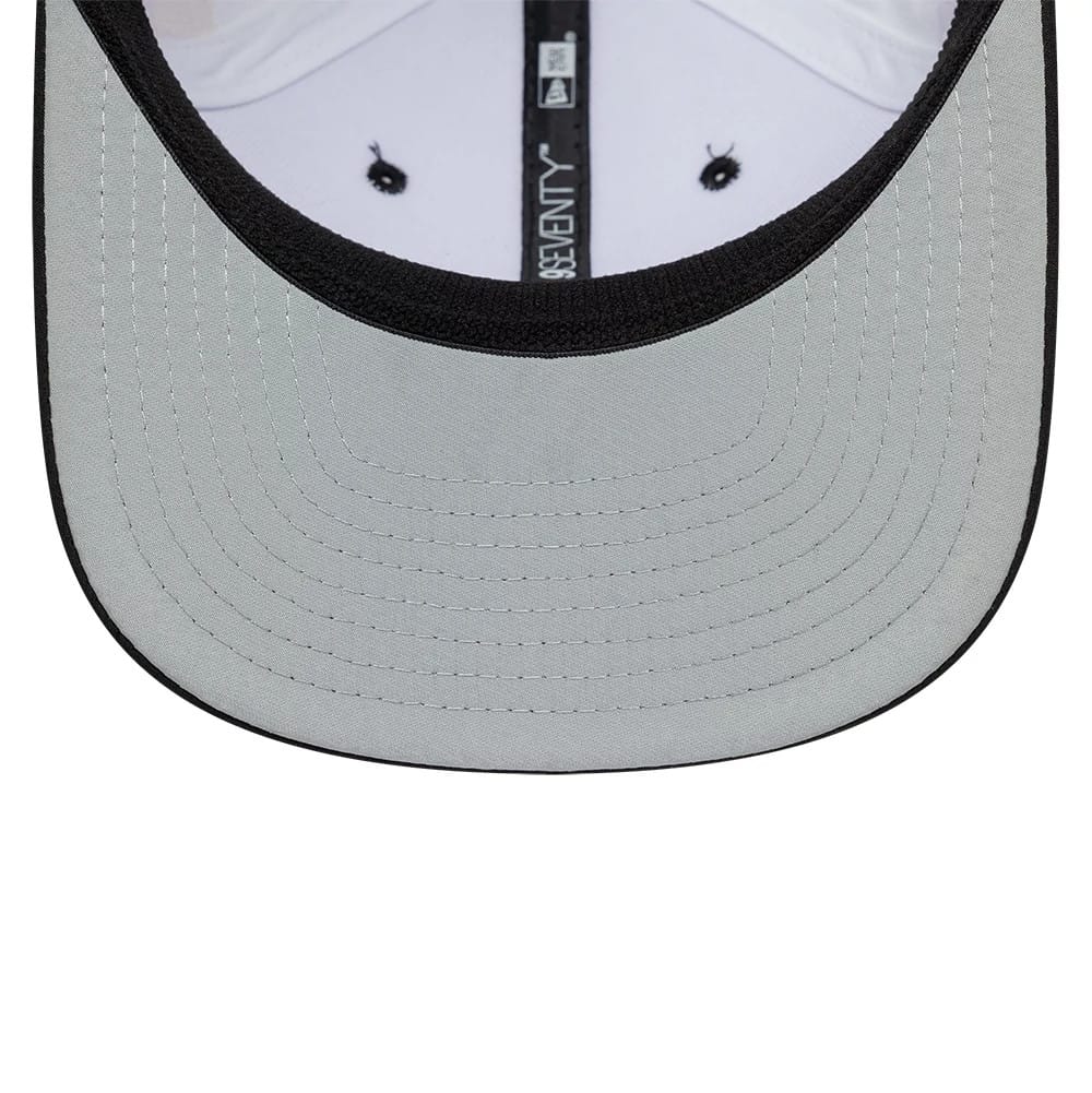 Pictured is this Miami Race Special TGR Haas F1 9SEVENTY Stretch Snap cap in white. 2