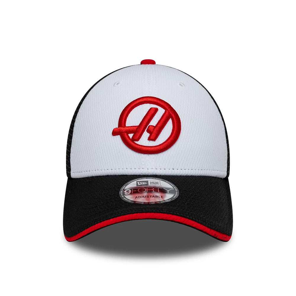 Pictured is this Summer League TGR Haas F1 9FORTY cap in black. 2