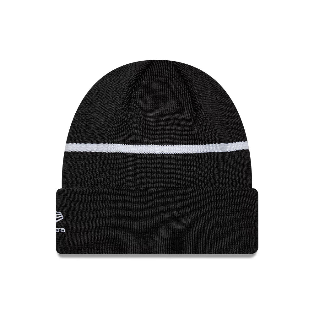 Pictured is this Team TGR Haas F1 Cuff Knit Beanie hat in black. 2