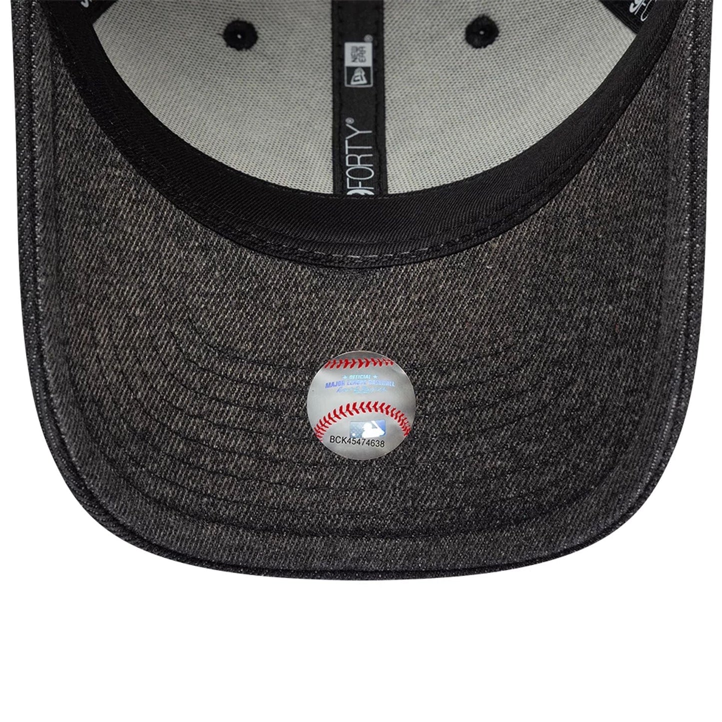 Pictured is this MLB Washed Denim New York Yankees 9FORTY cap in black. 7