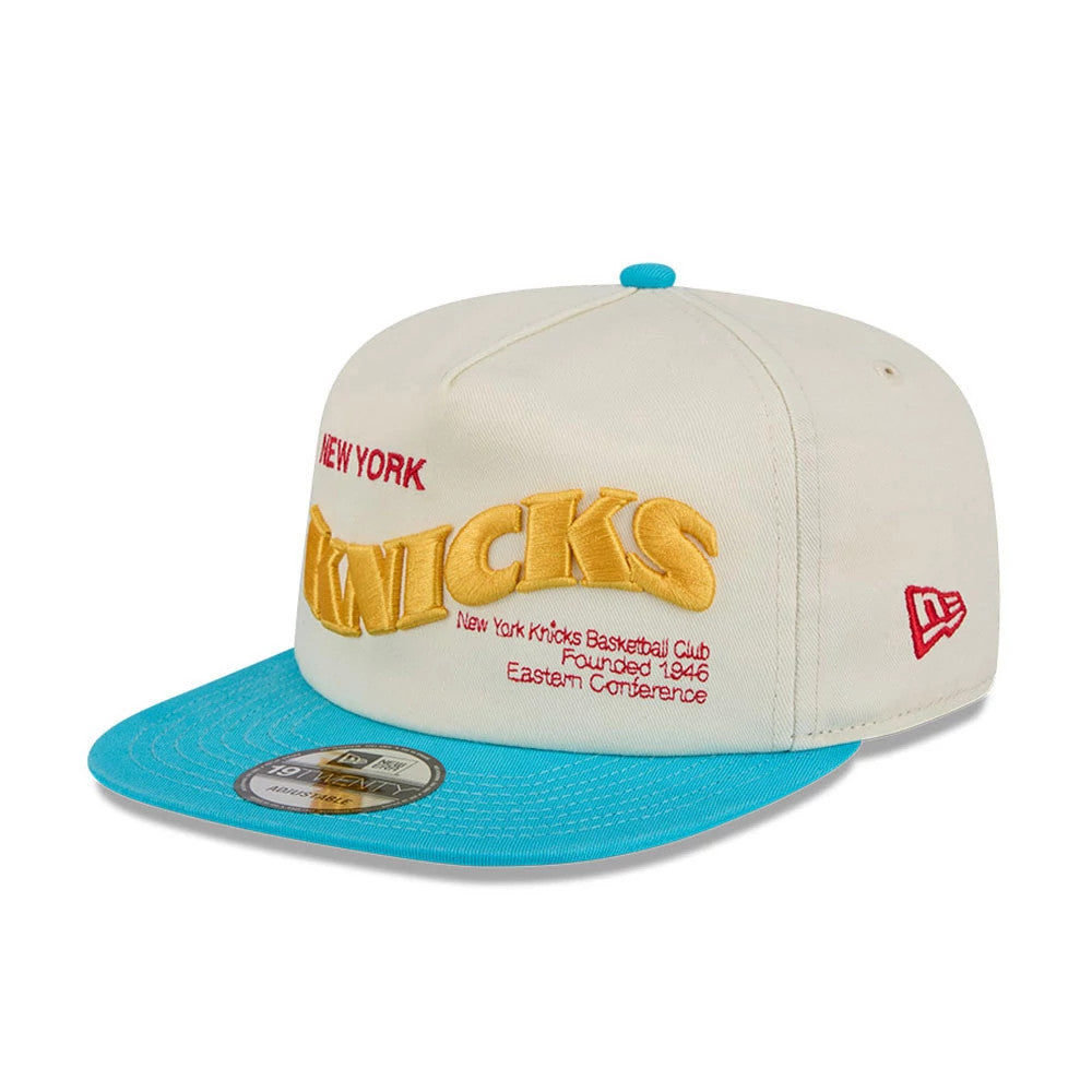 Pictured is this NBA Conference Script New York Knicks 19TWENTY cap in white. 4