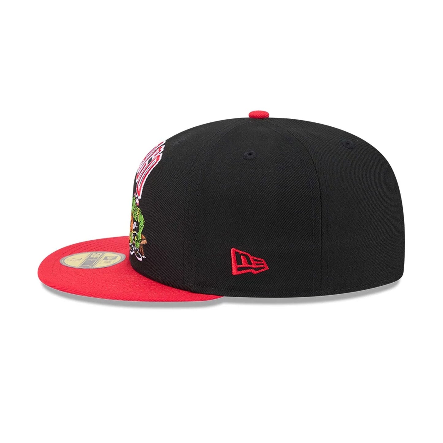 Pictured is this Space Jam Monstars Chicago Bulls 59FIFTY Fitted cap in Black. 7