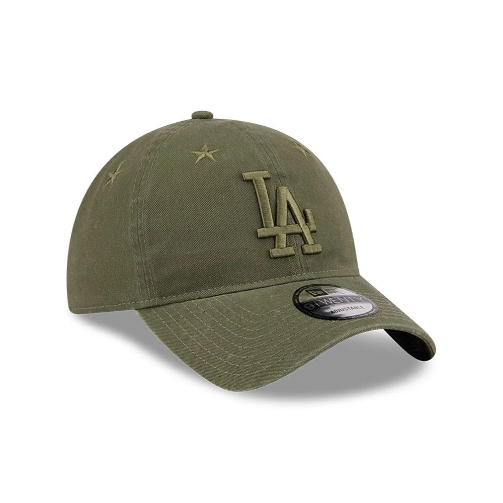 Pictured is this MLB Starry Eyelet LA Dodgers 9TWENTY cap in green. 3