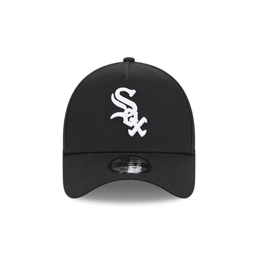 Pictured is this MLB Cooperstown Anniversary Chicago White Sox 9FORTY A-Frame cap in black. 3