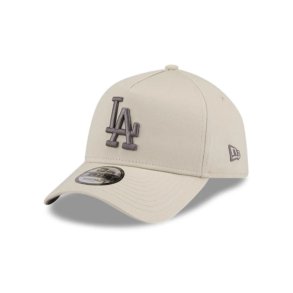 Pictured is this MLB Concrete LA Dodgers 9FORTY A-Frame cap in Stone. 1