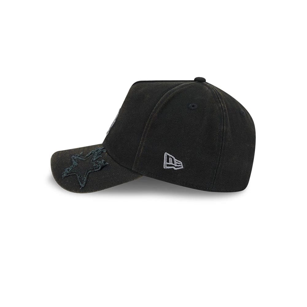 Pictured is this MLB Star Visor LA Dodgers 9FORTY A-Frame cap in black. 4