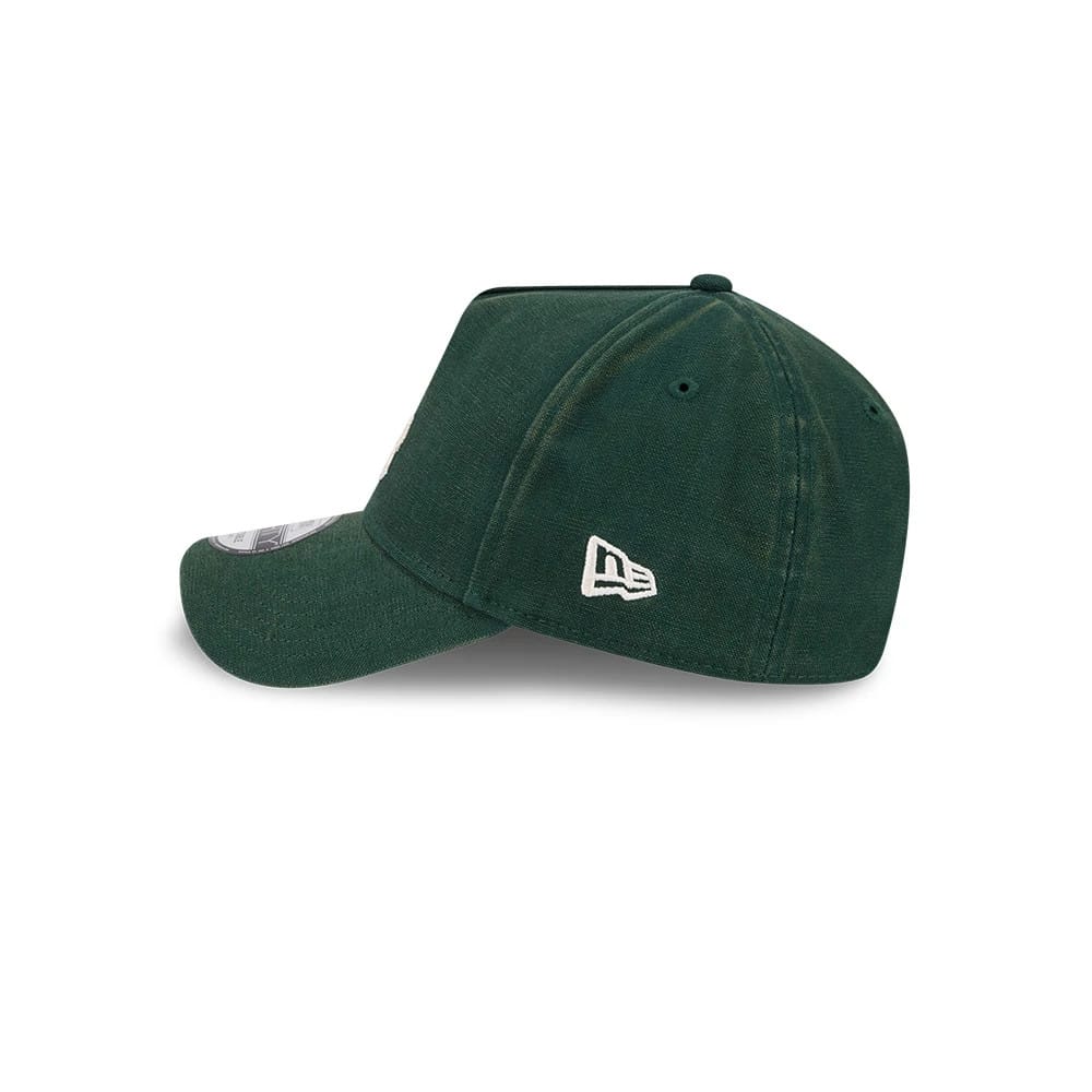 Pictured is this MLB Washed Canvas LA Dodgers 9FORTY A-Frame cap in dark green. 4