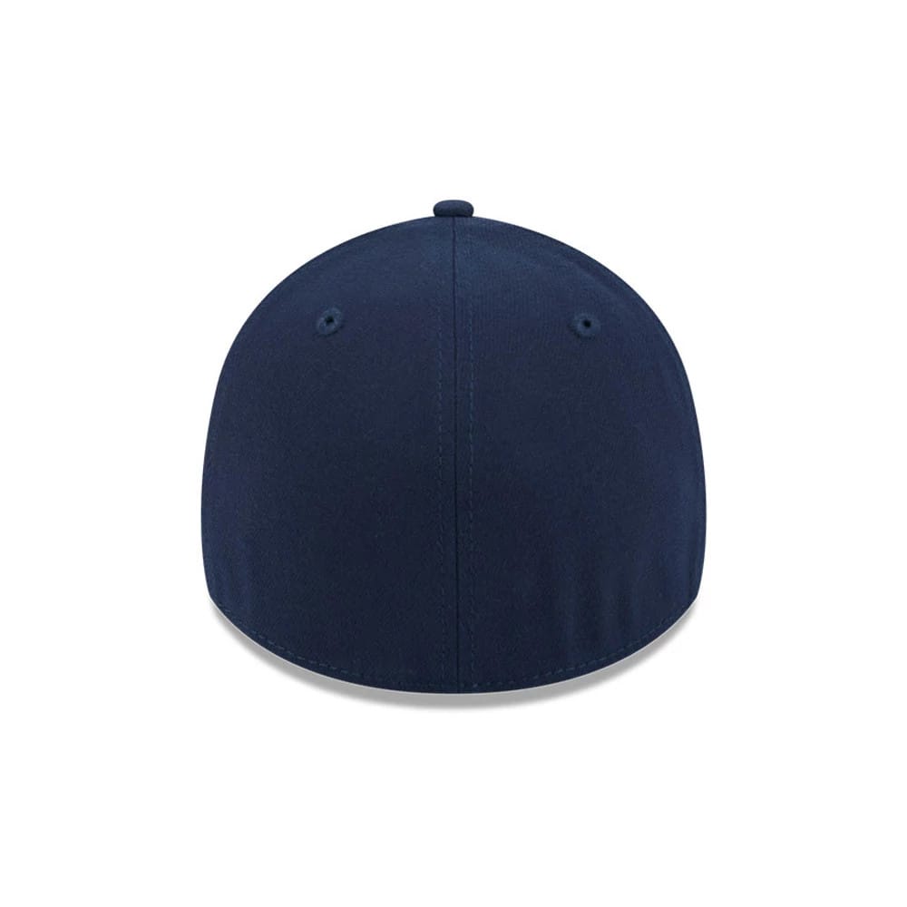 Pictured is this MLB Faded Oceanside Chicago White Sox 39THIRTY Stretch Fit cap in dark blue. 7