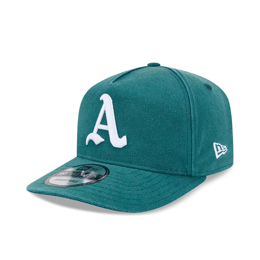 Pictured is this MLB Duck Canvas Athletics 19TWENTY cap in green. 1